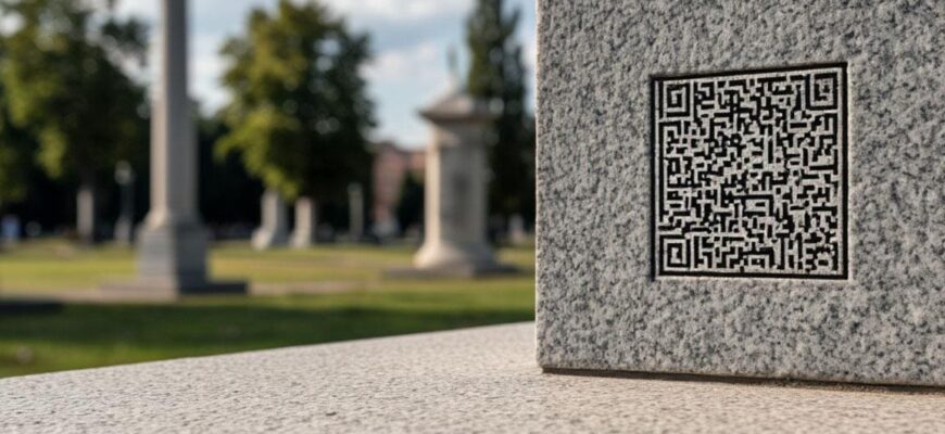 ONWB - бизнес-идеи - QR-коды на памятниках